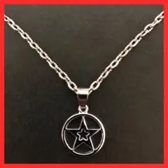 シルバーカラーの小さなスターネックレス⭕️商品説明必読
