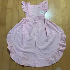 HANAE MORI フリル付きエプロン ピンク 新品未使用