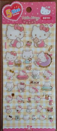 サンリオ ハローキティ 5サイズステッカー 韓国版