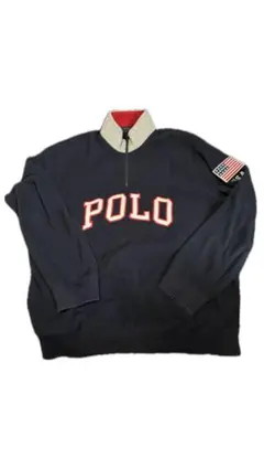 Polo Ralph Lauren ネイビー ジップアップ XL