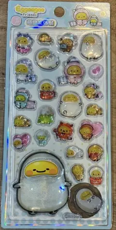 たまごちゃん 3D立体シール 硬いシール 海外正規品