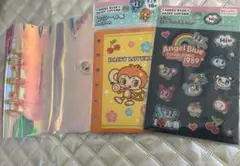 ホログラフィック リングバインダー シール付き