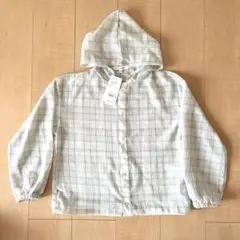 GLOBAL WORKズットパットシャツパーカー／キッズフード付きシャツ 140