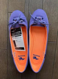 新品未使用 Reebok バレエシューズ 紫 23.5㎝