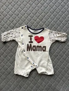 I ❤️ Mama ロンパース 60-70cm 母の日の衣装にも