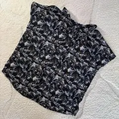 【美品】ロペピクニック M 黒 花柄 レディースブラウス