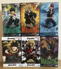【僕のヒーローアカデミア】プライズフィギュア　6点セット