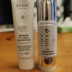 ETVOS 日焼け止めと美白美容液 セット