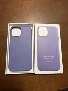 Apple iPhone 13 mini レザーケース ウィステリアのサムネイル