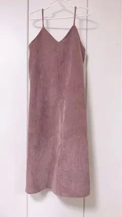 GU  コーデュロイキャミソールワンピース S