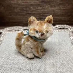 白猫 モールアート ハンドメイド ドールハウス ミニチュア 猫 モール
