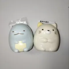 すみっコぐらし　ミニフィギュア　ねこ＆とかげ　2点セット