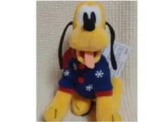 TDR　クリスマス2024　プルートぬいぐるみバッジ　①　ディズニーリゾート