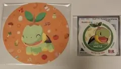 ポケモン　コースター　ステッカー　ナエトル　セットのサムネイル