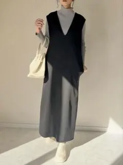 ロングパーカーワンピース