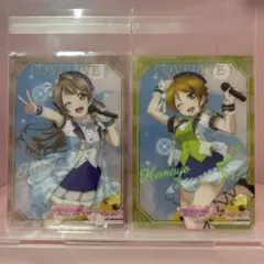 ラブライブ！　THEキャラ　クリアブロマイド　μ’ｓ　南ことり　小泉花陽