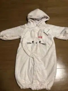 女の子 うさぎ ロンパース  カバーオール おくるみ