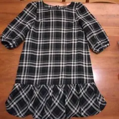 ユナイテッドアローズ　ワンピース　チュニック　ギンガムチェック