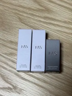 fas ファス　ザクリアクレンジングジェル & ザブラックエッセンス