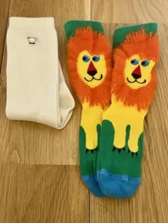 子供靴下 2足セット ファミリア/ Happy Socks