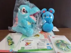 ポケモン 一番くじ 30th ぬいぐるみ キモリ ワニノコ ヒコザル