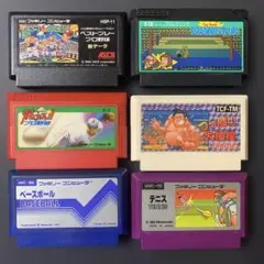 【FCソフトまとめ売り】ファミコンソフト 6本セット ⚠︎バラ売り不可
