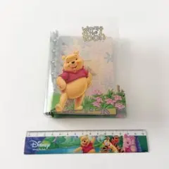 ディズニー くまのプーさん メモ 手帳 スケジュール帳 定規 セット 平成レトロ