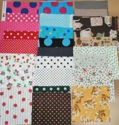 520.綿パッチワークハギレ50枚組