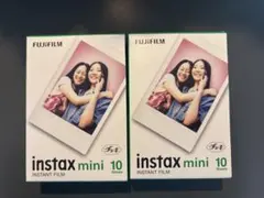 FUJIFILM instax mini インスタントフィルム 10シート×2