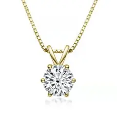 カ*ん様 【ベネチアチェーン/送料無料】大粒ダイヤモンドＣＺペンダントネックレス