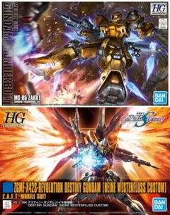 【2品セット】HG ザクI 旧ザク サンダーボルト／デスティニー ハイネ【新品】