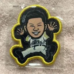 ソフトバンクホークス　#7中村晃選手布バッチ　【レア】