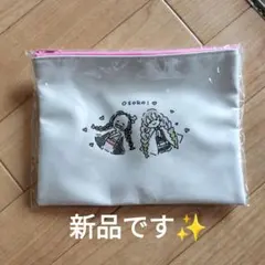 鬼滅の刃 全集中展 ゆる フラットポーチ 蜜璃＆禰豆子 甘露寺蜜璃 竈門禰豆子