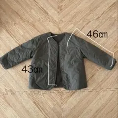 子供　ジャンパー　上着　カーキ色　フリース生地　110㎝