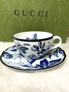 GUCCI お皿　ティーカップセット グッチ ティーセット｜イタリア製食器｜コーヒーカップ