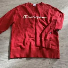 Champion クルーネック スウェット レッド Sサイズのサムネイル