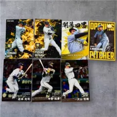 プロ野球チップス　阪神タイガース サイン入り　村上　森下　中野　佐藤輝明　近本