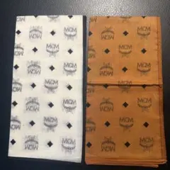 【新品未使用】MCM ハンカチ 2枚セット ロゴ 総柄のサムネイル