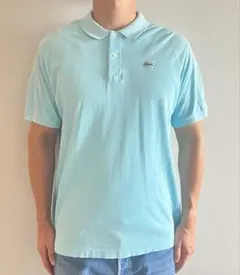 ラコステ ポロシャツ　ヴィンテージ　ブルー