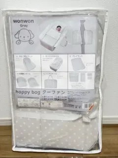 wonwon happy bag クーファン ドット柄
