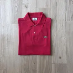 美品✨LACOSTE L1212 ポロシャツ 日本製 鹿の子 ピンク サイズ4 - メルカリ