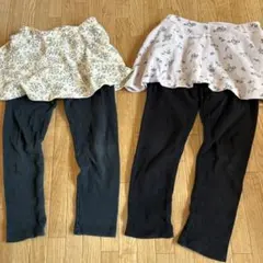 スカート付きレギンスセット110cm