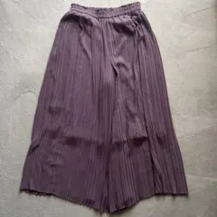 UNIQLO シフォンプリーツスカートパンツ