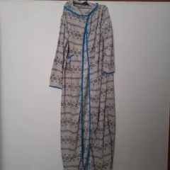 フリース着る毛布 グレー