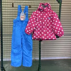 RÉGÉEDA 水玉ジャケットとオーバーオールセット