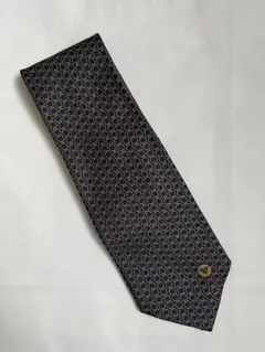 MARIO VALENTINO ネクタイ ネイビー/イエロー