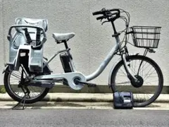 ブリジストン♪電動アシスト自転車♪ビッケモブdd♪子供のせ♪ターコイズのサムネイル