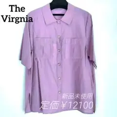 新品 TheVirgnia ベルト付きマットサテンサファリシャツ◆セットアップ可のサムネイル
