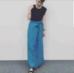 plageプラージュ　linenラップスカートのサムネイル