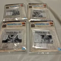 ドラゴンボール一番くじ 40th H賞 MOKUJIスタンド＆ロゴブロック 4種
